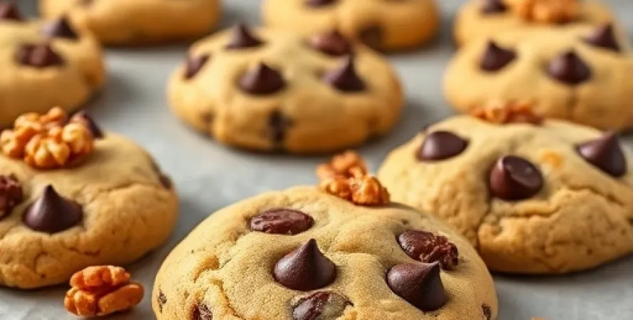 Cookies aux noix et au chocolat