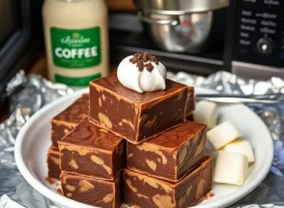 Fudge au café et Irish Cream