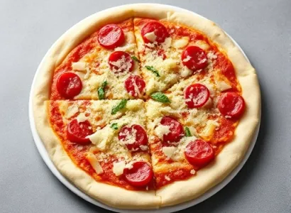 Pâte à pizza mince avec parmesan