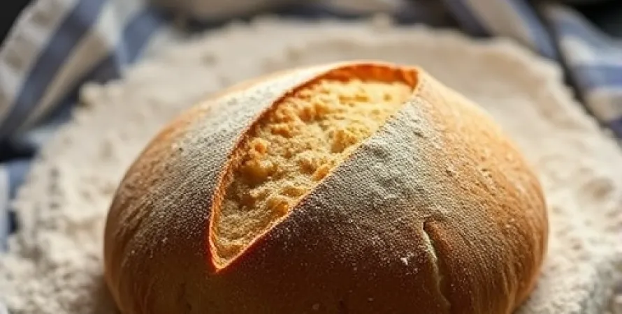 Pain rustique au son