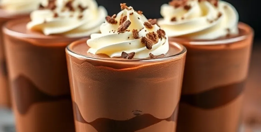 Mousse au Chocolat au Rhum