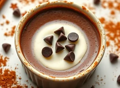 Crème mexicaine riche au chocolat