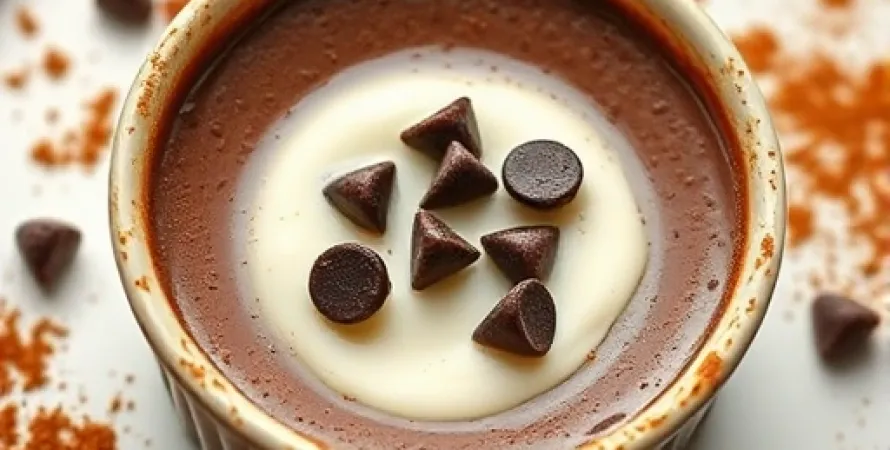 Crème mexicaine riche au chocolat