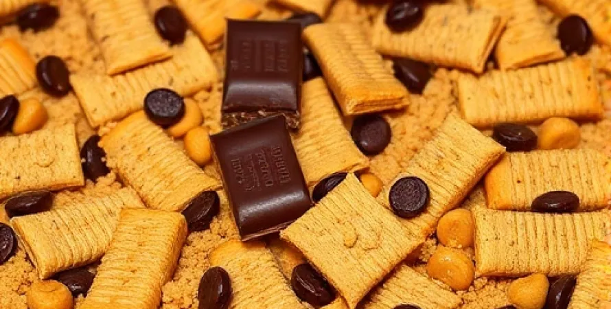 Barres au chocolat et au biscuit