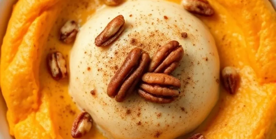 Soufflé de patate douce vegan