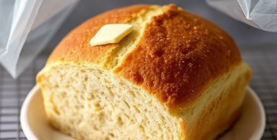 Pain au lait caillé rapide