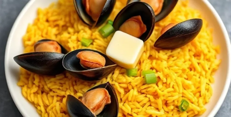 Palourdes au riz safran
