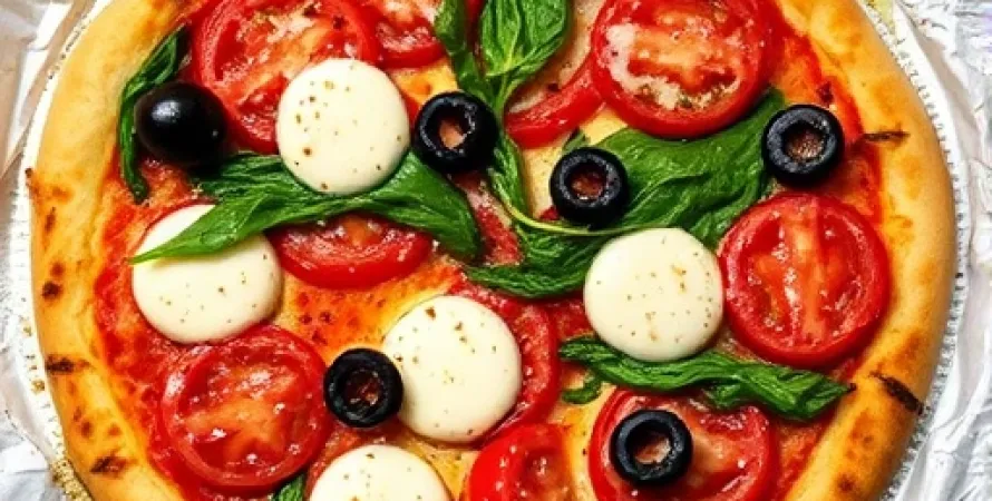 Pizza sicilienne grillée