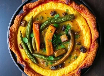 Tartine végétarienne à la polenta