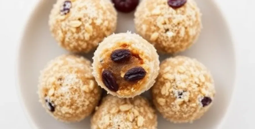 Boules de raisins au rhum sans cuisson