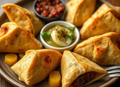 Samosas de boeuf