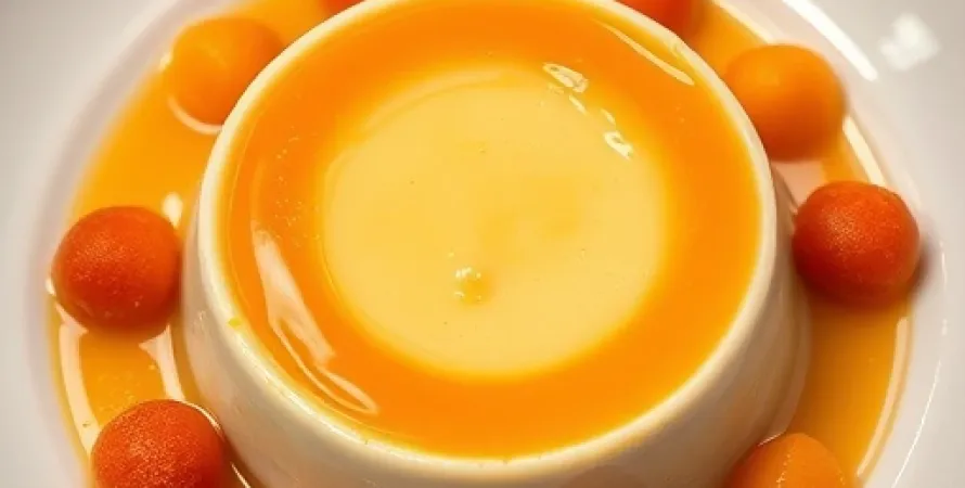 Crème aux abricots et oranges