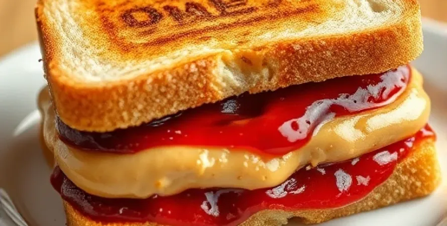 Sandwich Monte Cristo au beurre de cacahuète