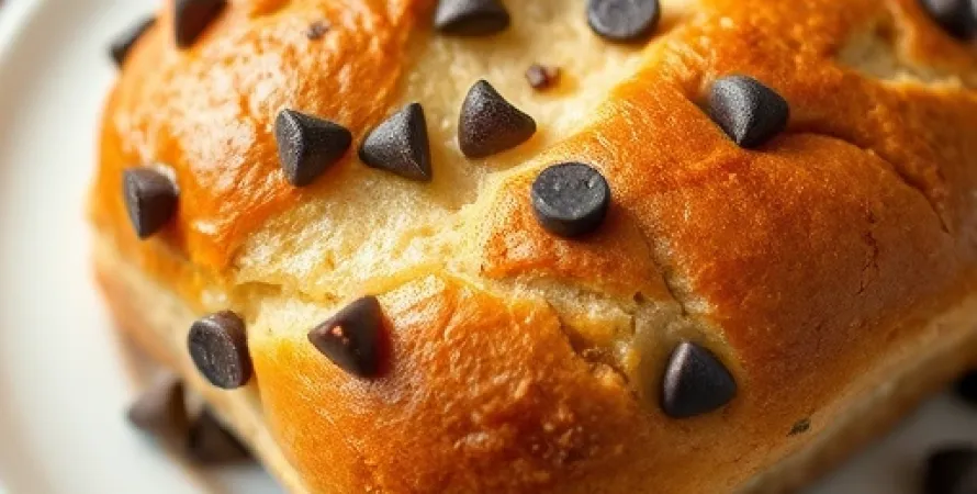 Pain au chocolat et noisettes
