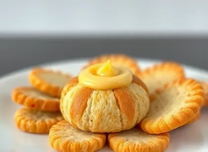 Biscuit au beurre de cacahuète et crème de guimauve