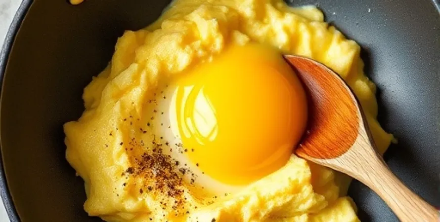 Oeufs brouillés au beurre de coco