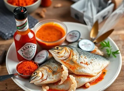 Marinade de poisson piquante