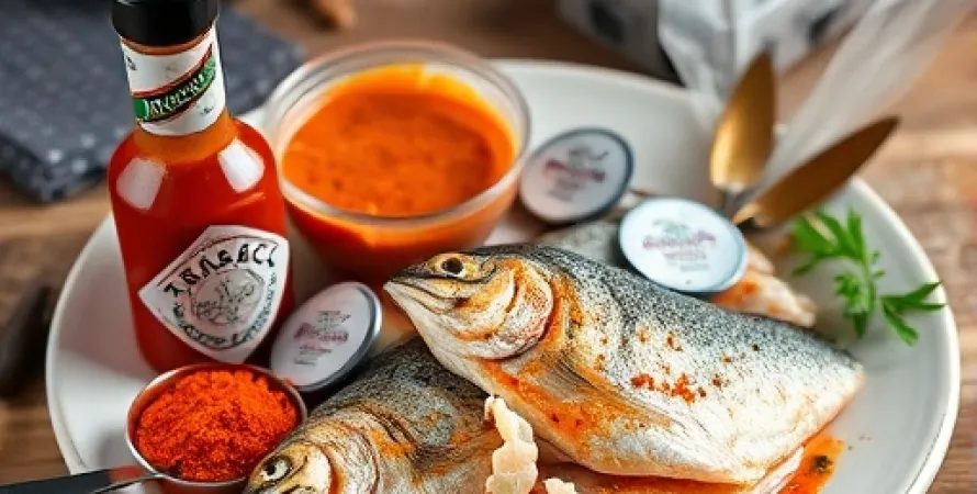 Marinade de poisson piquante