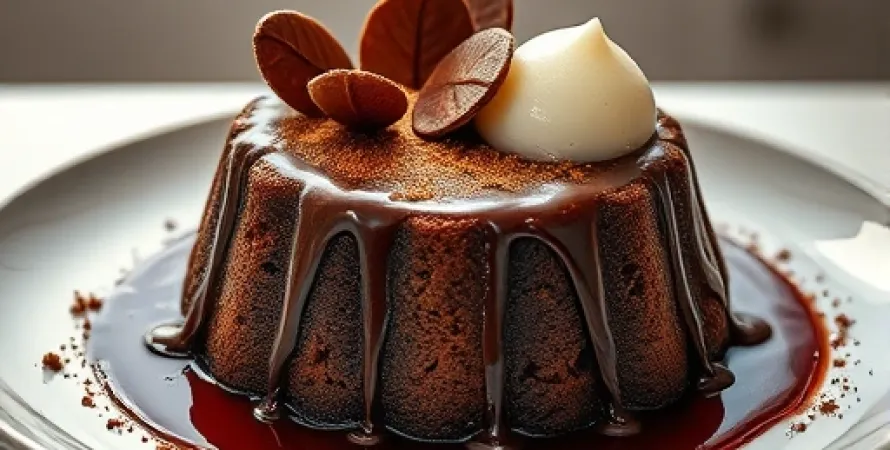 Gâteau au chocolat pour deux