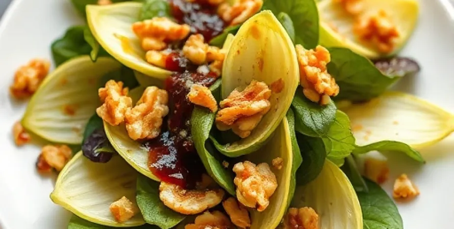 Salade d'endives aux noix