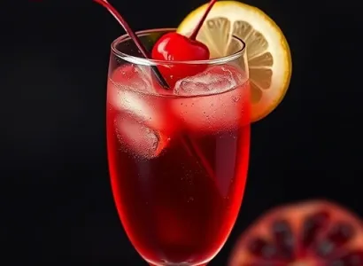 Cocktail au jus de grenade