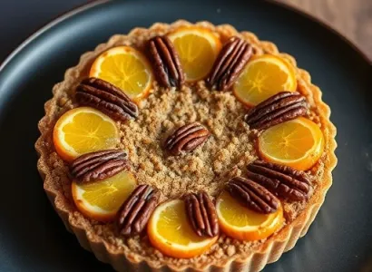 Tarte aux citrouilles au bourbon