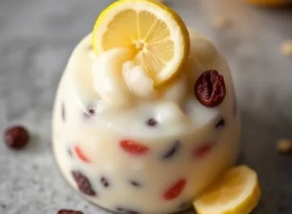 Pudding de tapioca aux fruits
