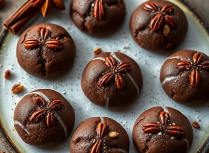 Cookies au chocolat et épices