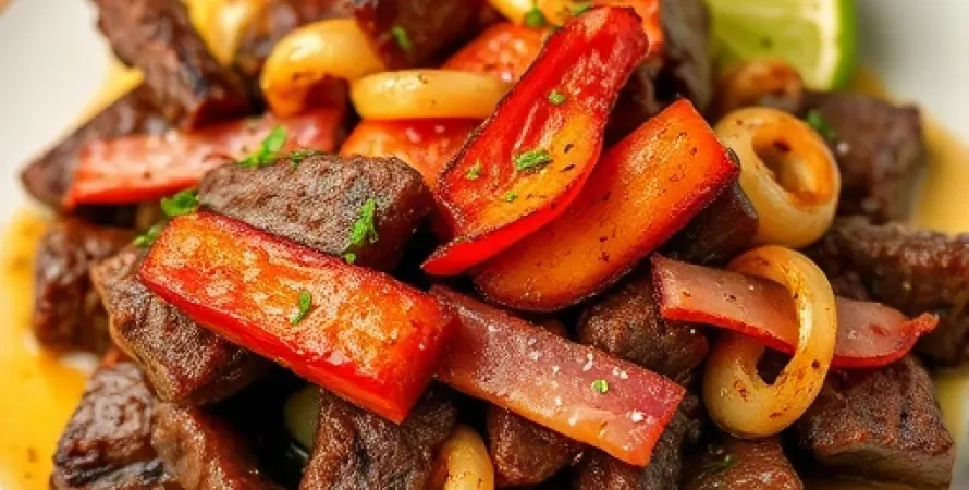 Fajitas de boeuf avec bacon