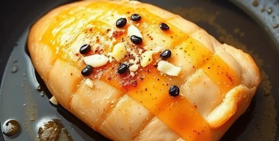 Poulet au miel et soja