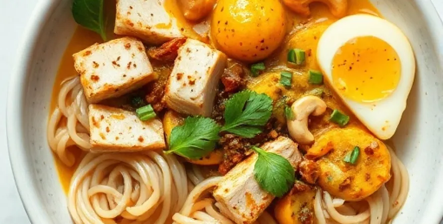 Curry de dinde aux soba
