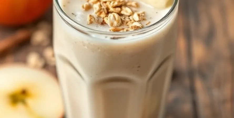 Shake d'avoine aux pommes