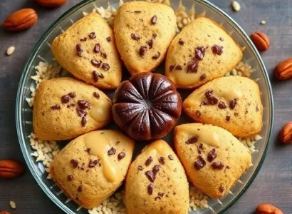 Biscuits au chocolat aux amandes
