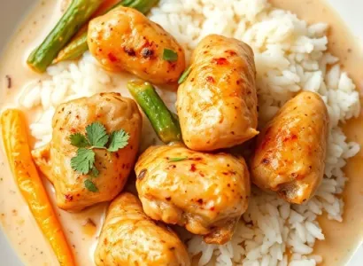 Poulet au lait de coco