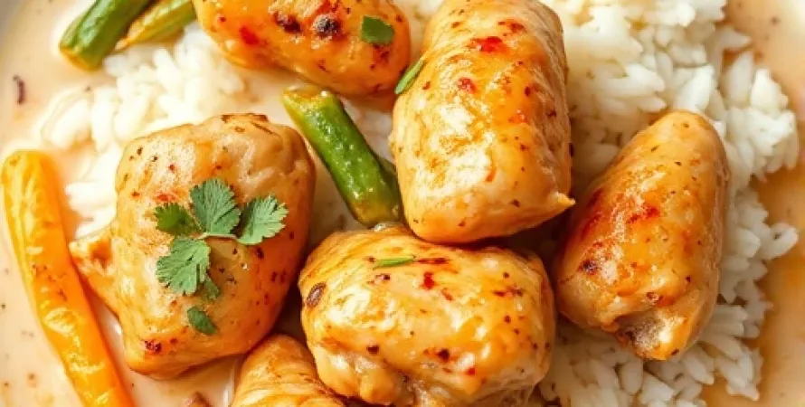 Poulet au lait de coco