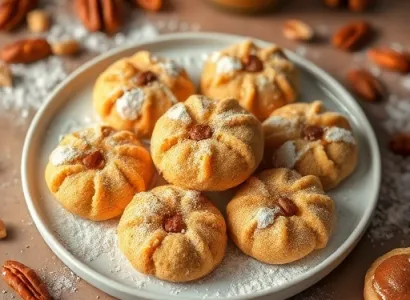 Cookies aux flocons d'avoine et caramel