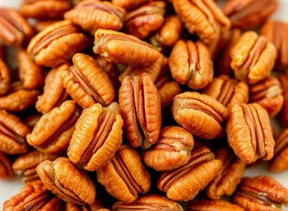 Noix de pecan frites
