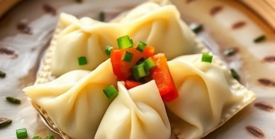 Raviolis chinois steamés