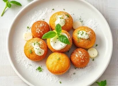 Beignets de courgette au fromage de chèvre