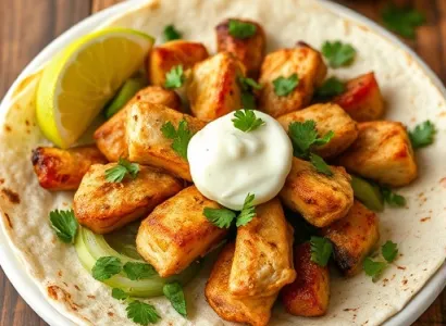 Fajitas de poulet au citron