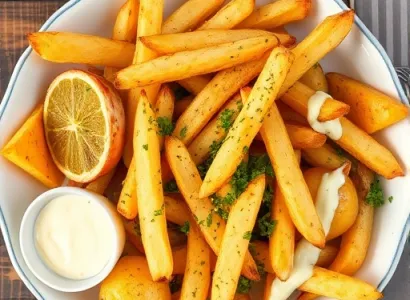 Frites au four