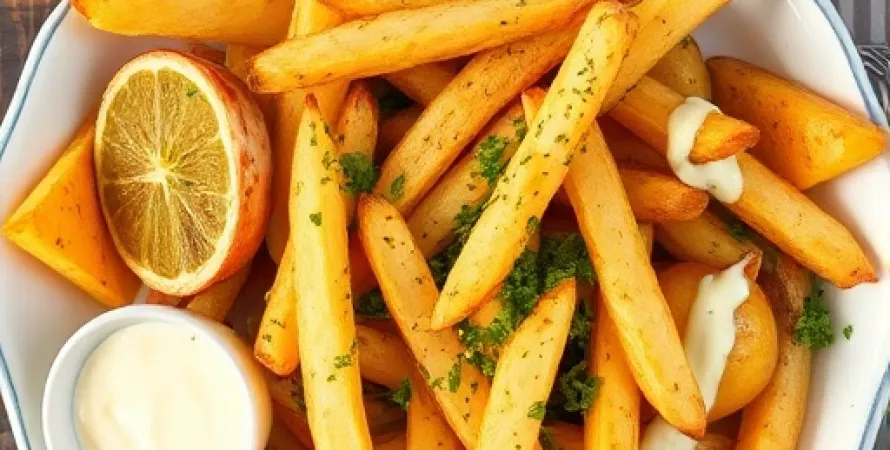 Frites au four