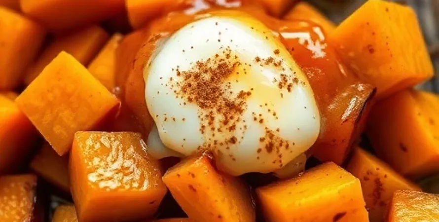 Courge au miel et cannelle