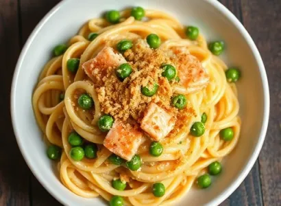 Pâtes au saumon