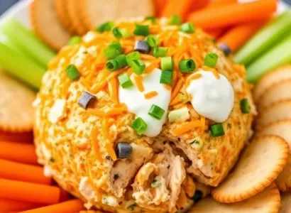 Balle de fromage au poulet buffalo