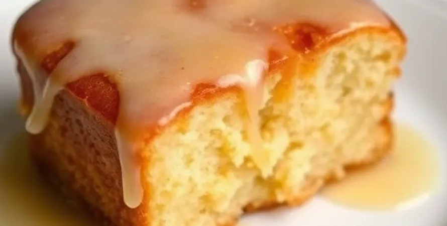 Gâteau au schnapps de pêche