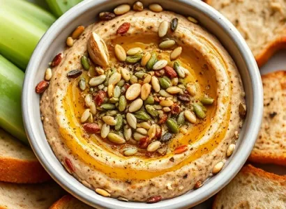 Dip au dukka et graines