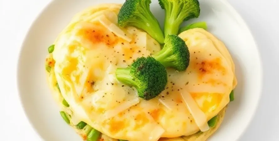 Omelette au broccoli