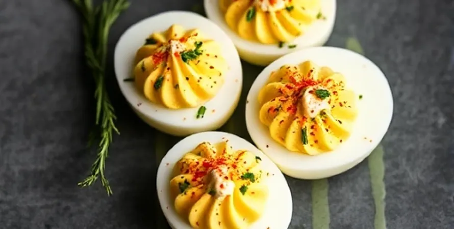 Oeufs durs à la française