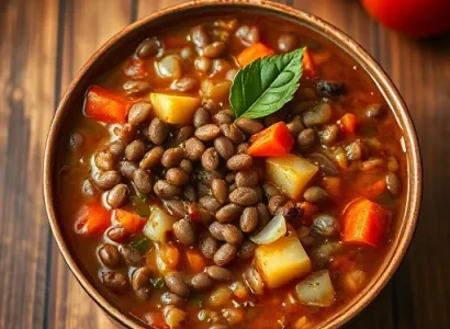 Soupe de lentilles